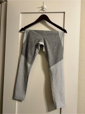 Outdoor Voices Two-Tone Gray Colorblock Leggings